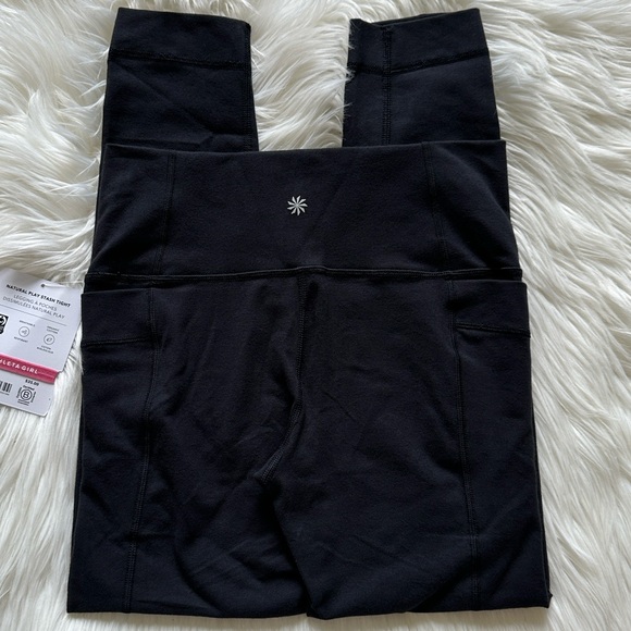 Athleta Girl Natural Play Stash Black Tight - Picture 3 of 5